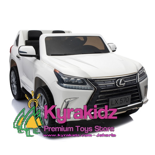 Mainan Mobil Aki - Lexus LX570 2 Seater with Working Doors and Rubber