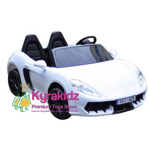 Chote Baccho Ki Xxx Videos - Mainan Mobil Aki - Xtra Jumbo 12V Porsche Style YSA 021 with Working Doors  and Rubber Tyres - Painted White - Kyrakidz